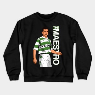 The Maestro Paul McStay Glasgow Celtic FC Crewneck Sweatshirt